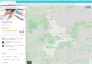 Wild Iris Marketing Google My Business Listing Screenshot