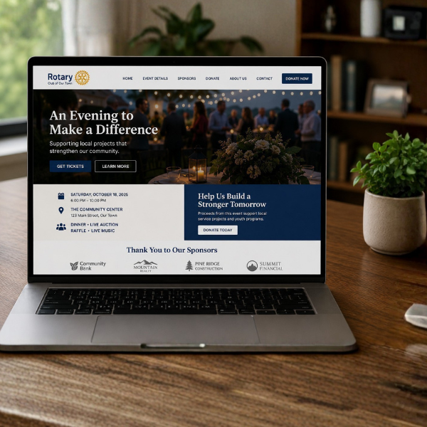 website for rotary special event